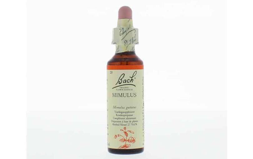 mimulus fleur de bach mimule 20 ml canisana