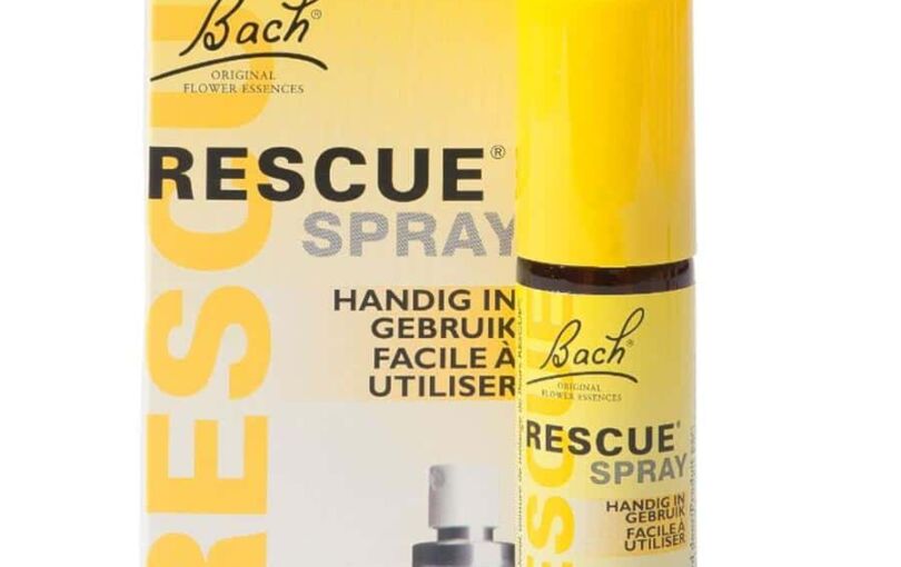 rescue fleur de bach remede de secours spray 20 ml canisana