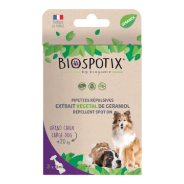Biospotix pipettes répulsives pour chiens L-XL